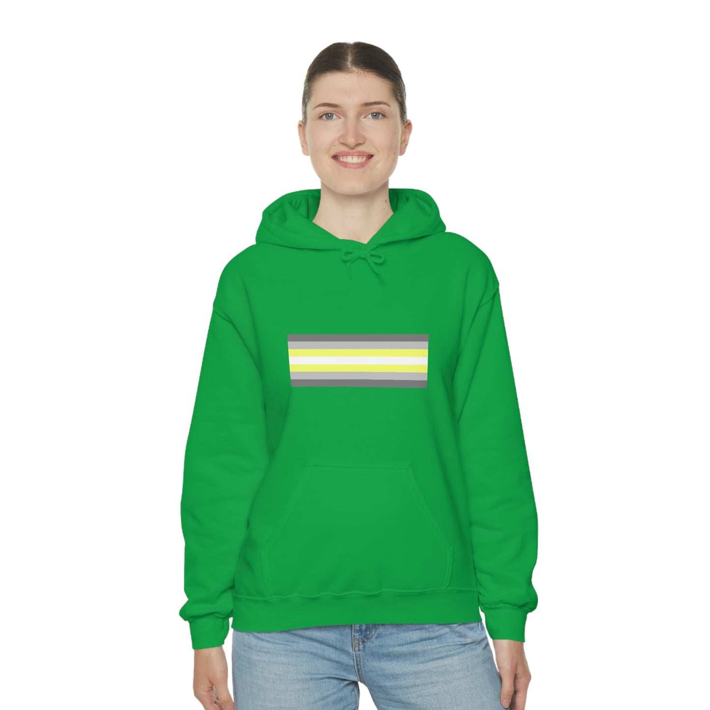 Demigender Flag Hooded Sweatshirt