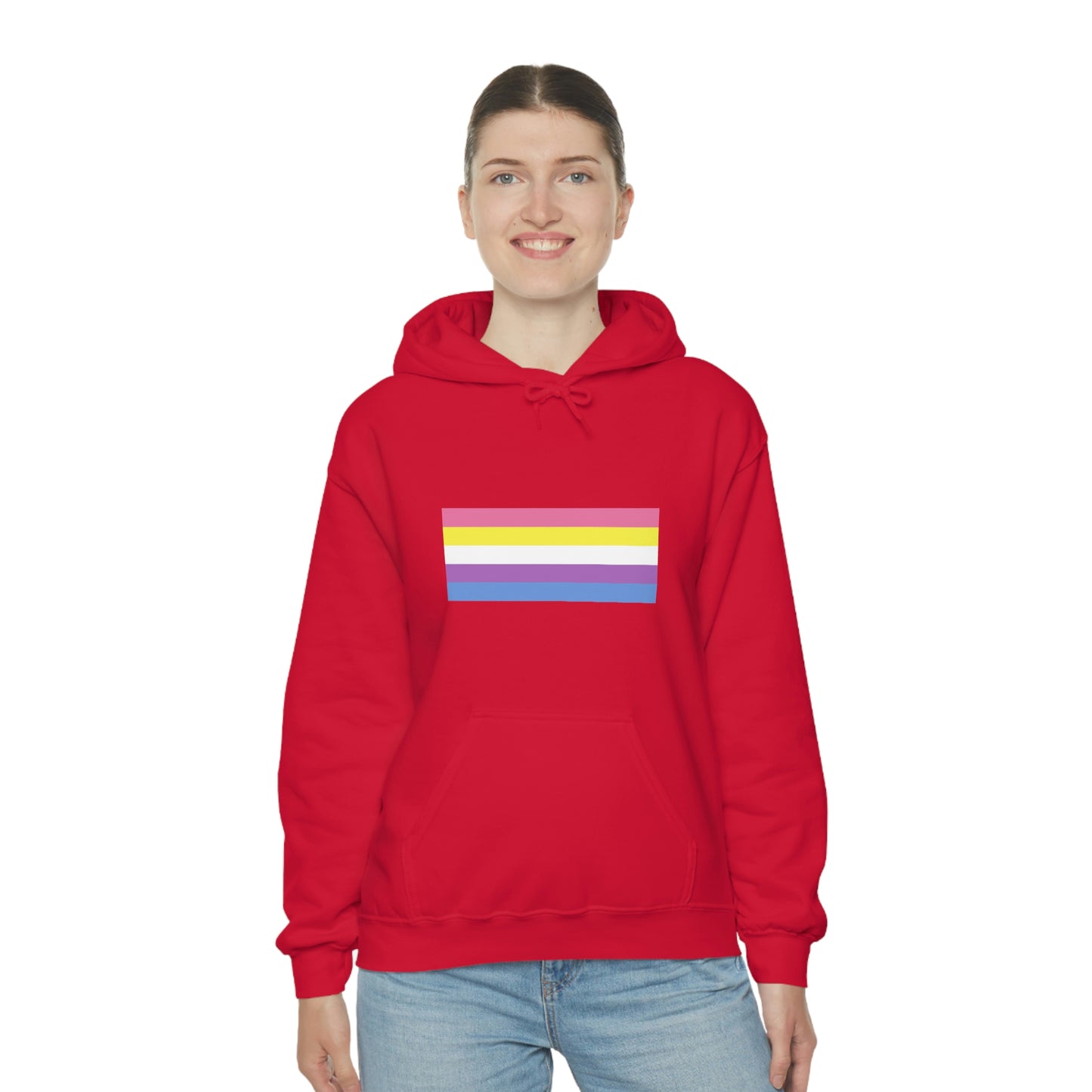 Bigender Flag Hooded Sweatshirt