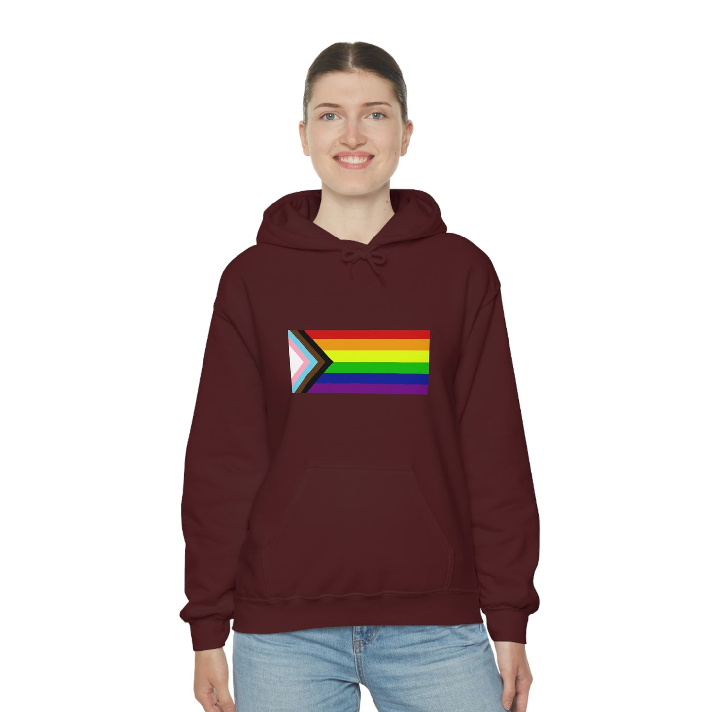 Progress Pride Flag Hooded Sweatshirt