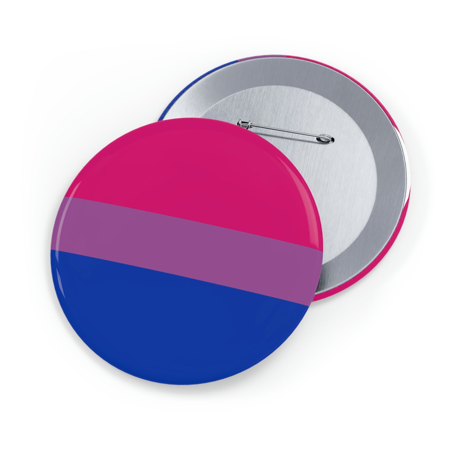 Bisexual Pride Flag Round Pins