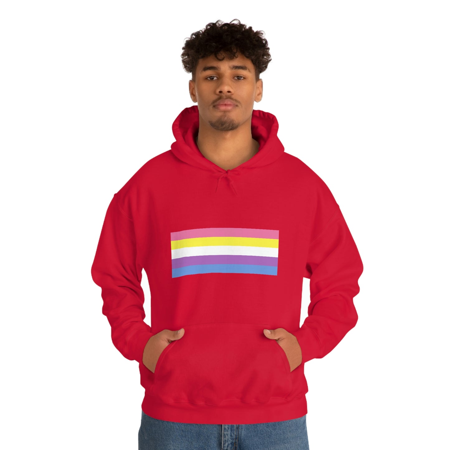 Bigender Flag Hooded Sweatshirt