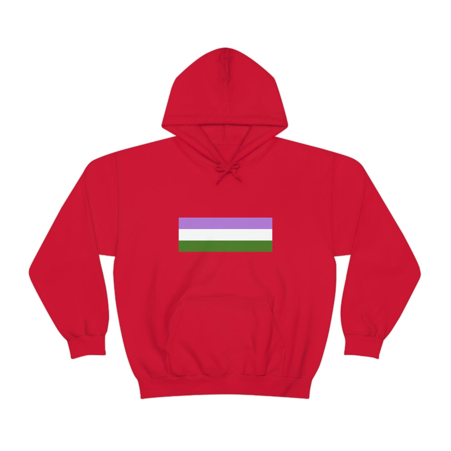 Genderqueer Flag Hooded Sweatshirt