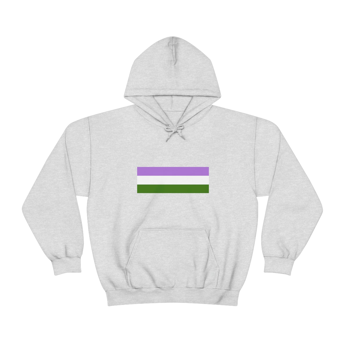 Genderqueer Flag Hooded Sweatshirt