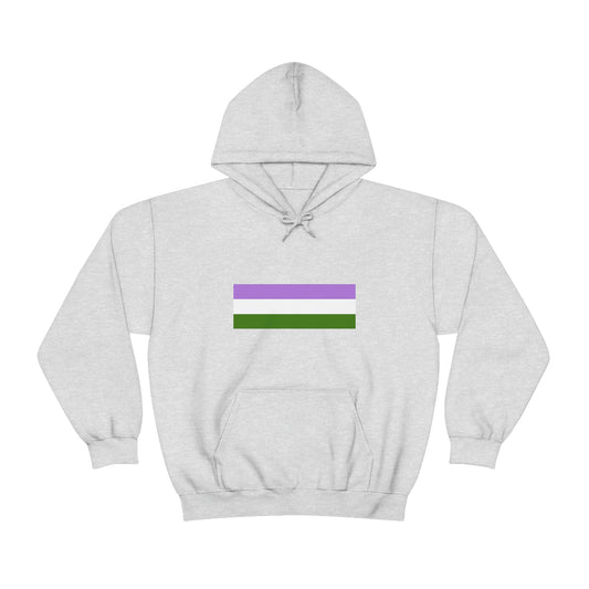 Genderqueer Flag Hooded Sweatshirt