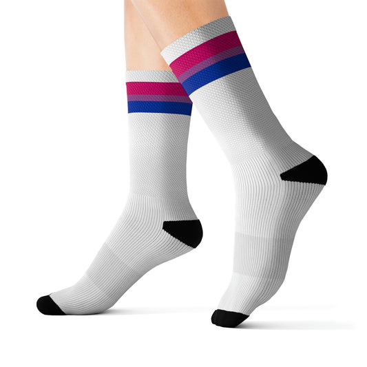 Bisexual Flag Crew Socks