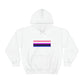 Genderfluid Flag Hooded Sweatshirt