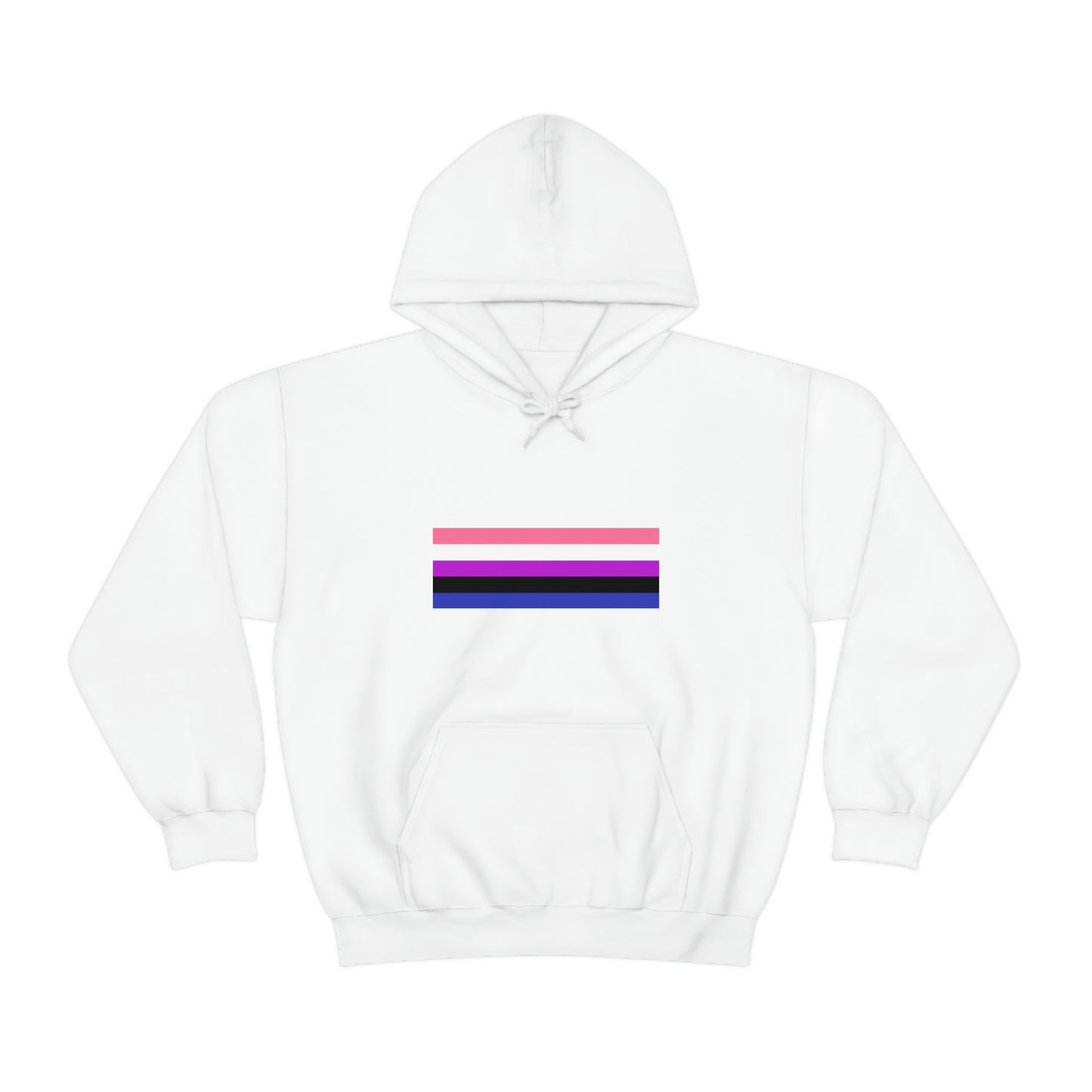 Genderfluid Flag Hooded Sweatshirt