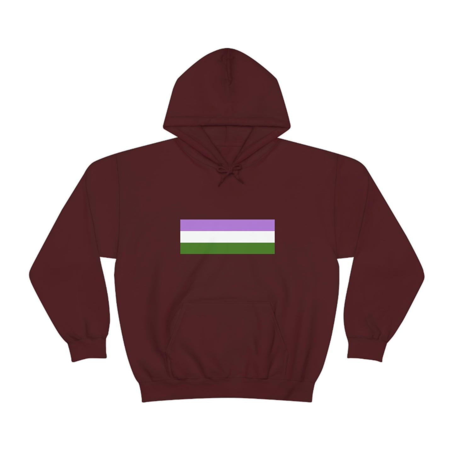 Genderqueer Flag Hooded Sweatshirt