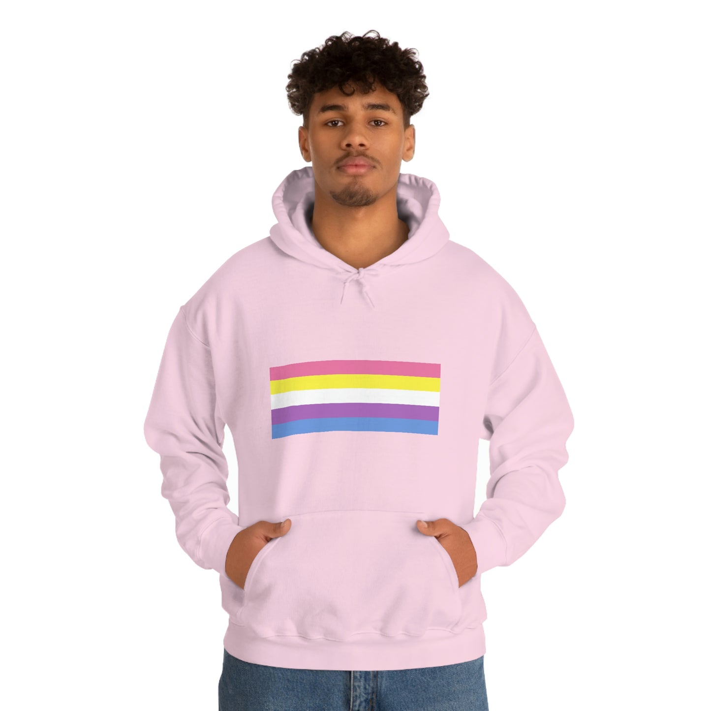 Bigender Flag Hooded Sweatshirt