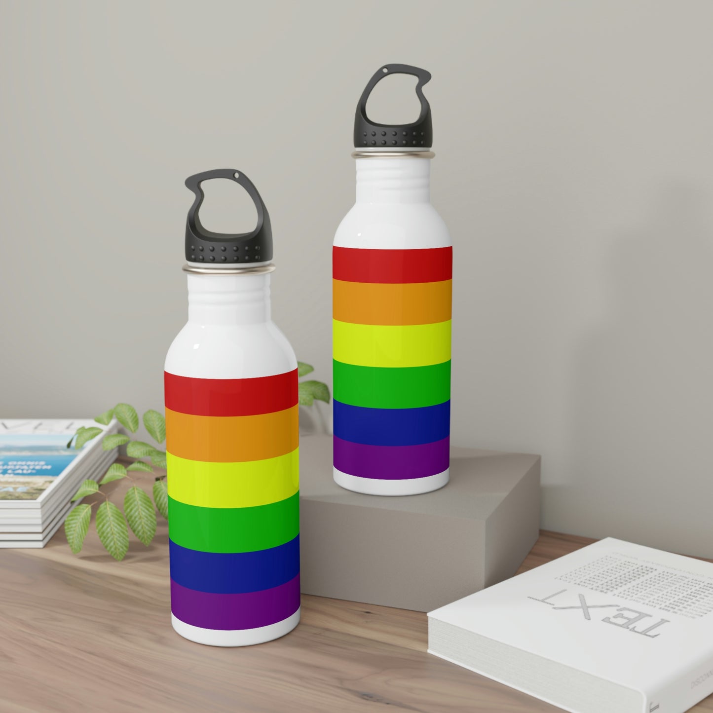 Rainbow Pride Flag Stainless Steel Water Bottle