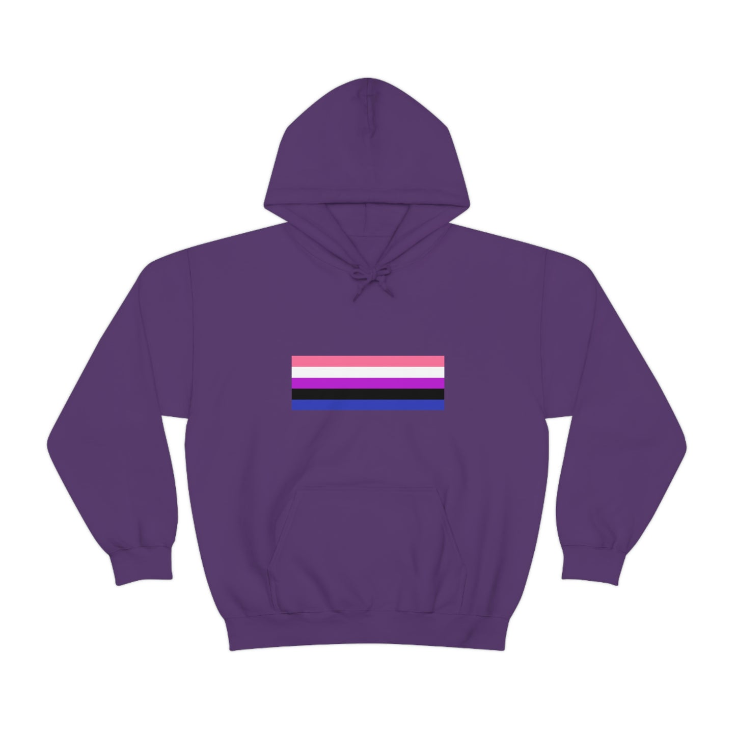 Genderfluid Flag Hooded Sweatshirt