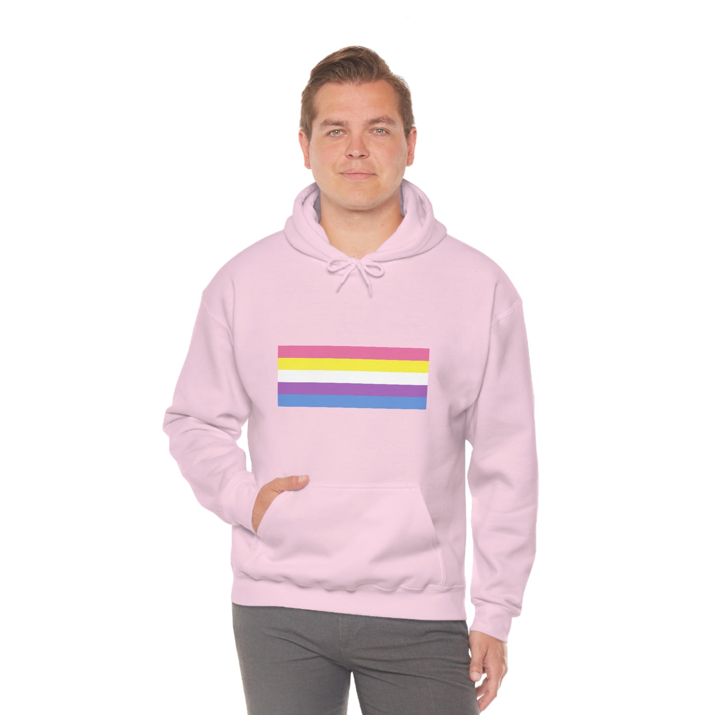 Bigender Flag Hooded Sweatshirt