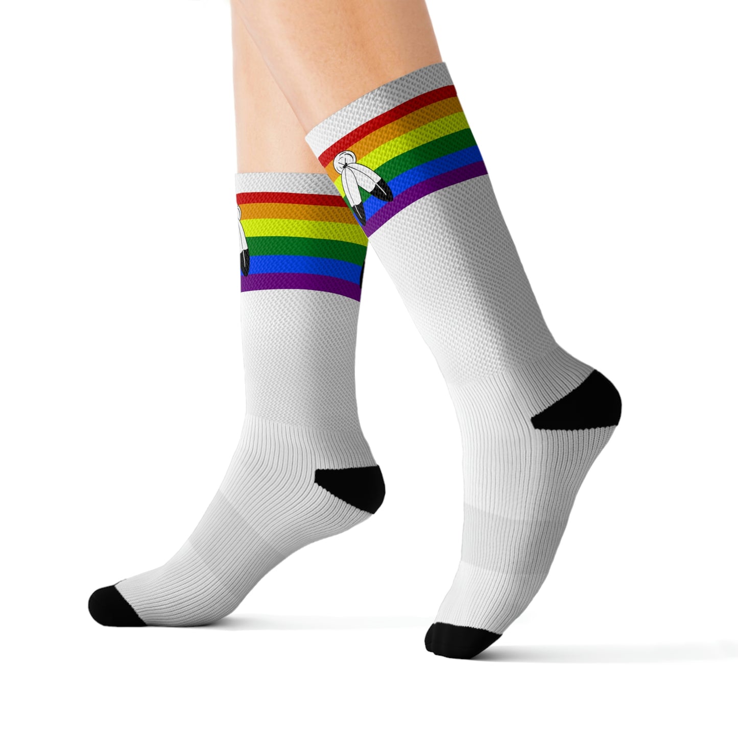 Two Spirit Flag Crew Socks