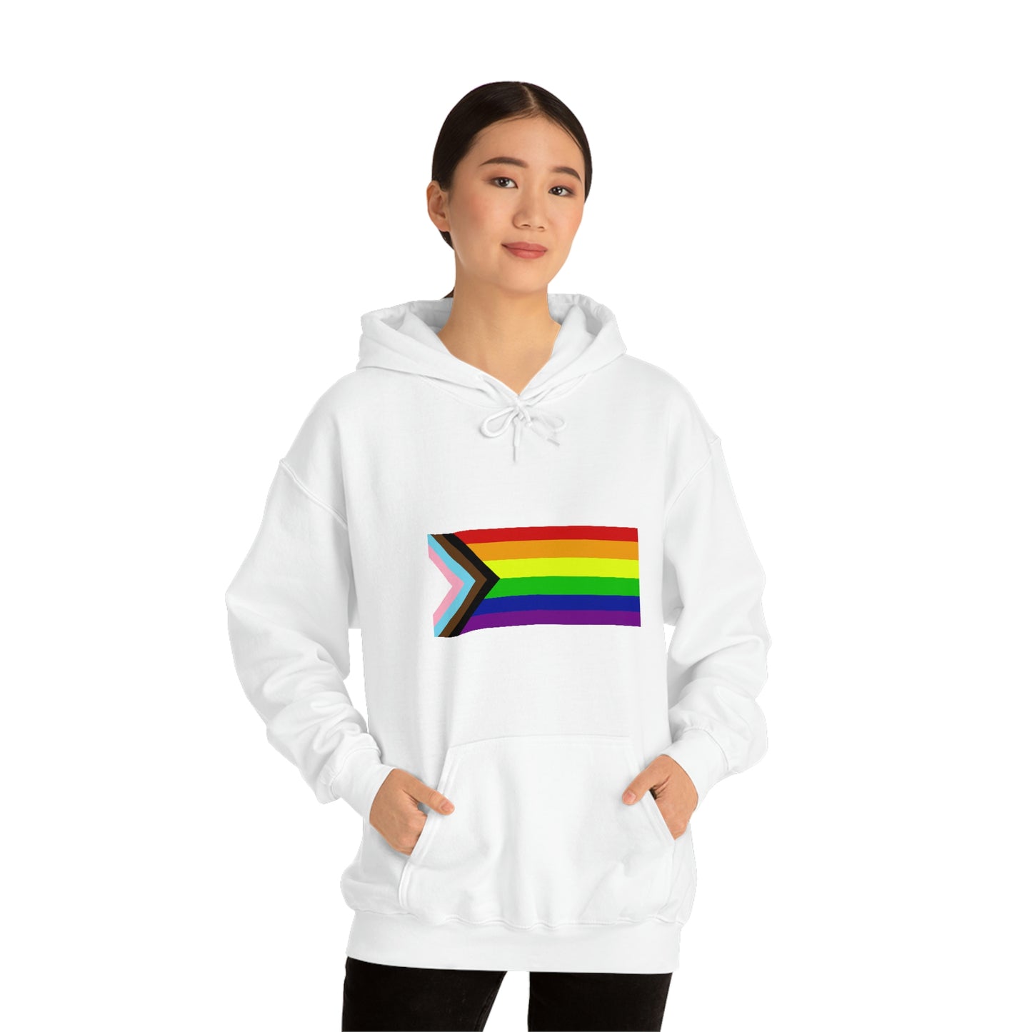 Progress Pride Flag Hooded Sweatshirt