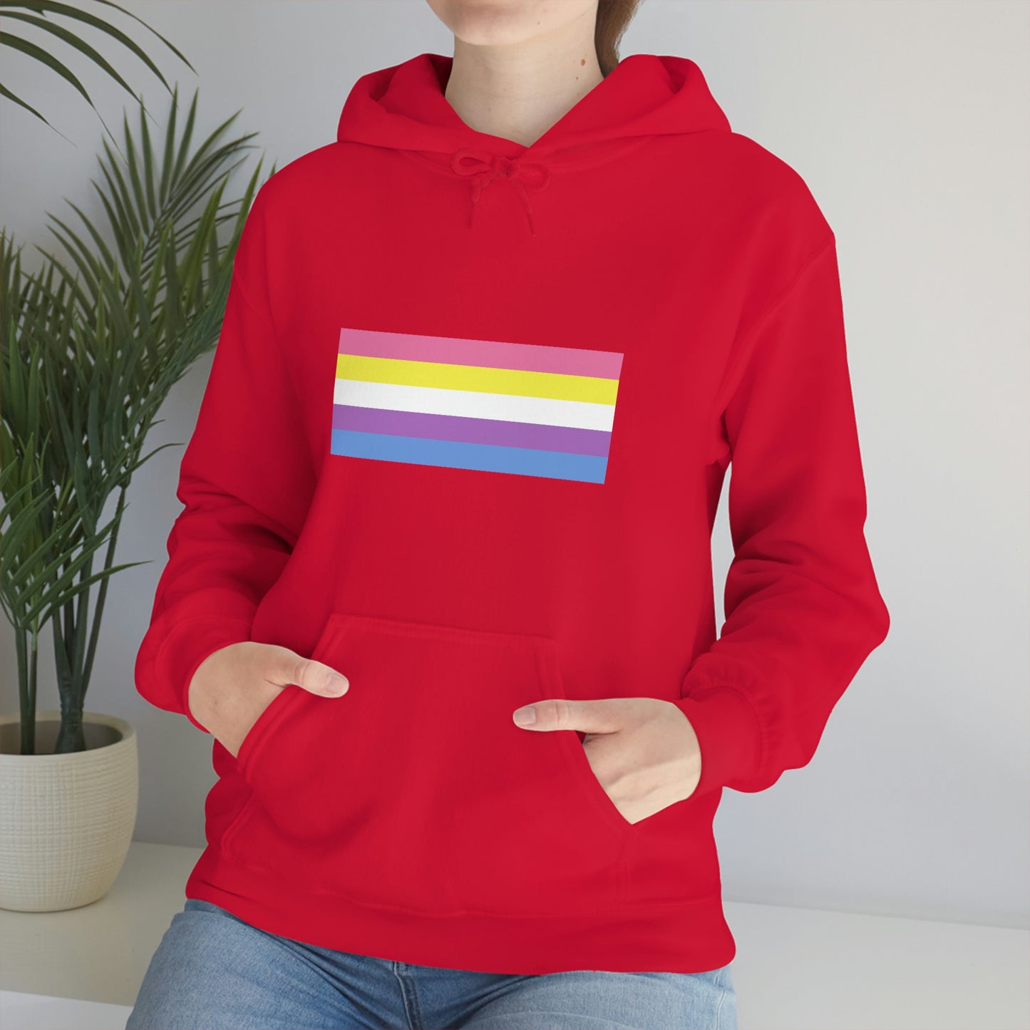 Bigender Flag Hooded Sweatshirt