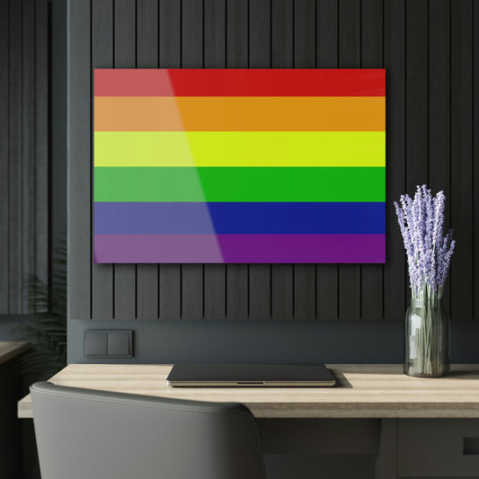 Rainbow Pride Acrylic Prints (with French Cleat Hanging)