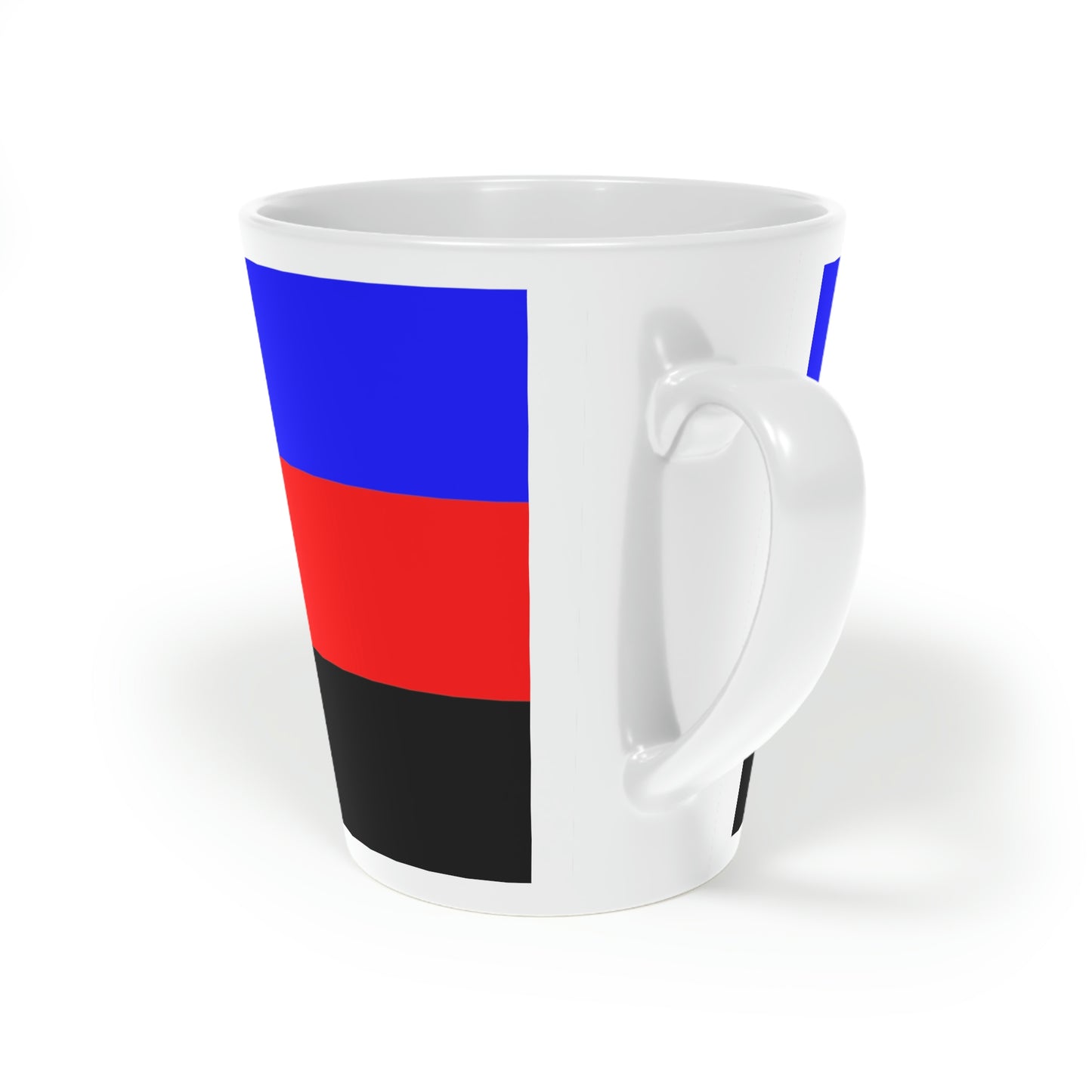 Polyamorous Pride Flag Latte Mug, 12oz