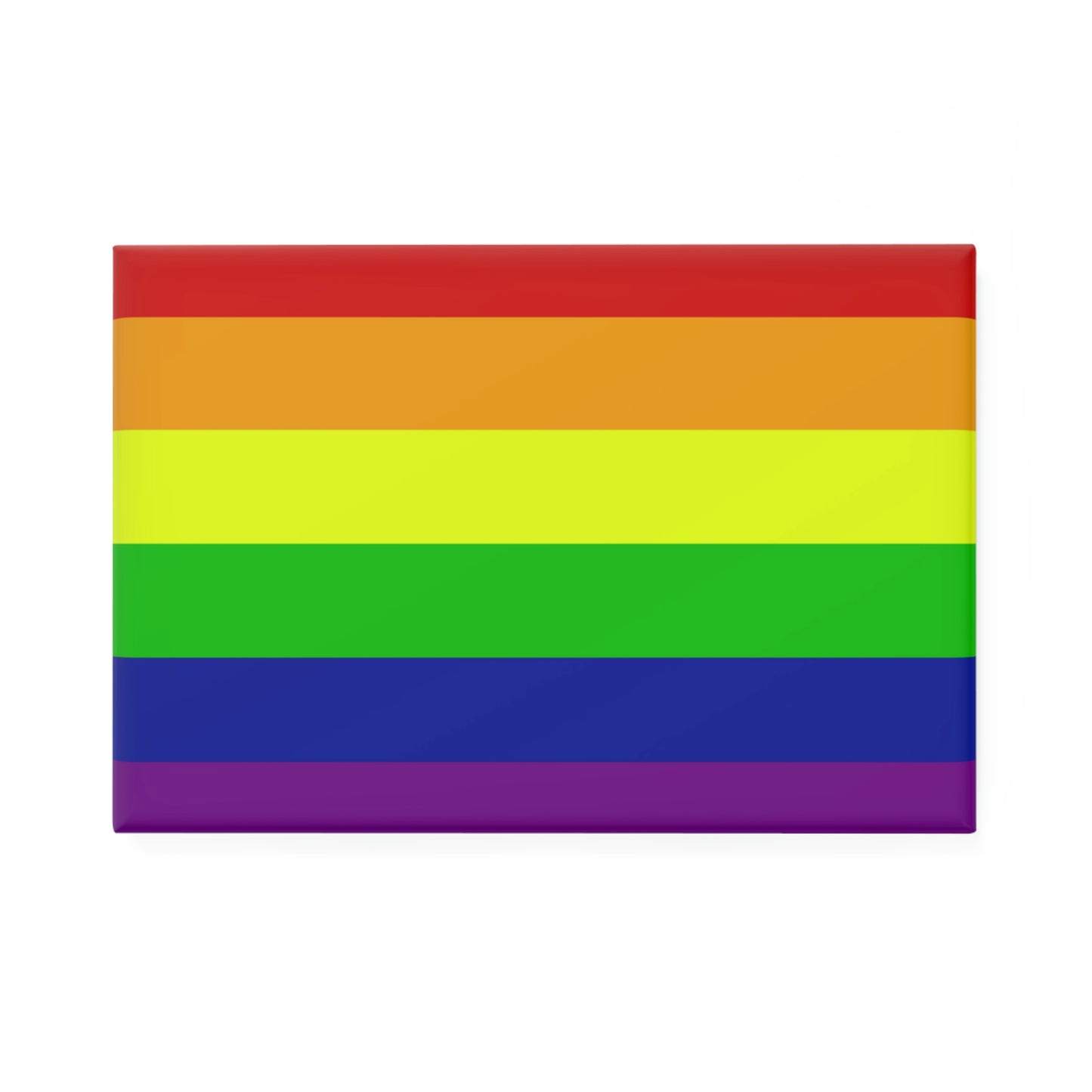 Button Magnet, Rainbow Pride Flag