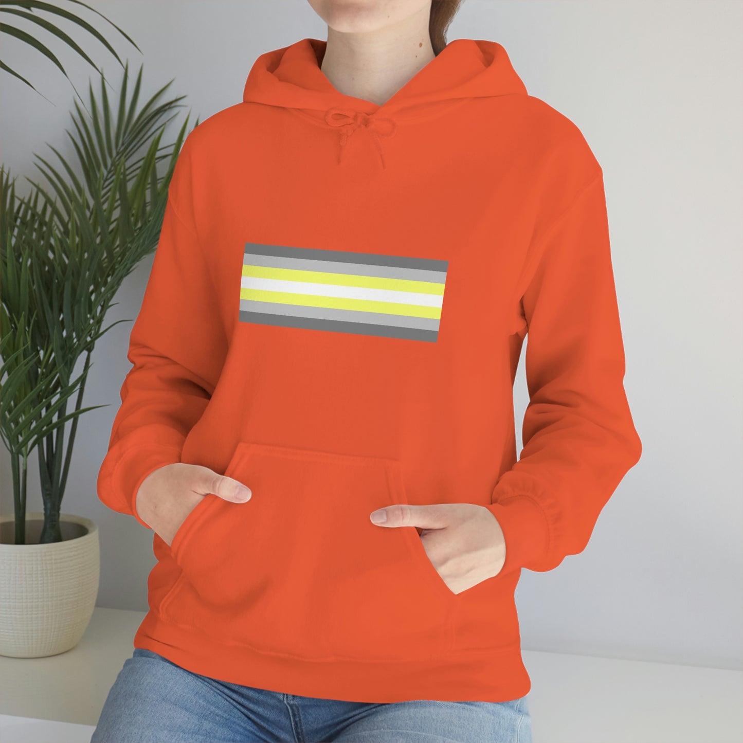 Demigender Flag Hooded Sweatshirt