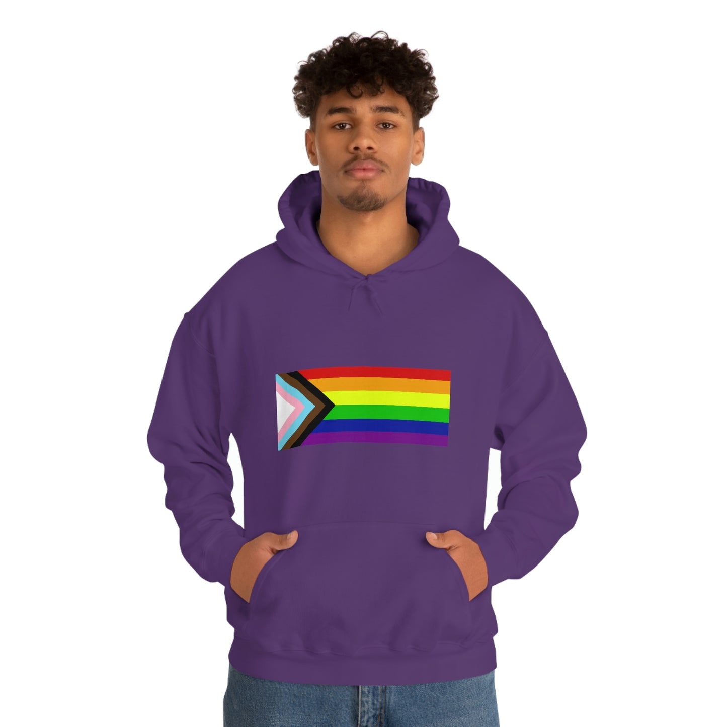 Progress Pride Flag Hooded Sweatshirt