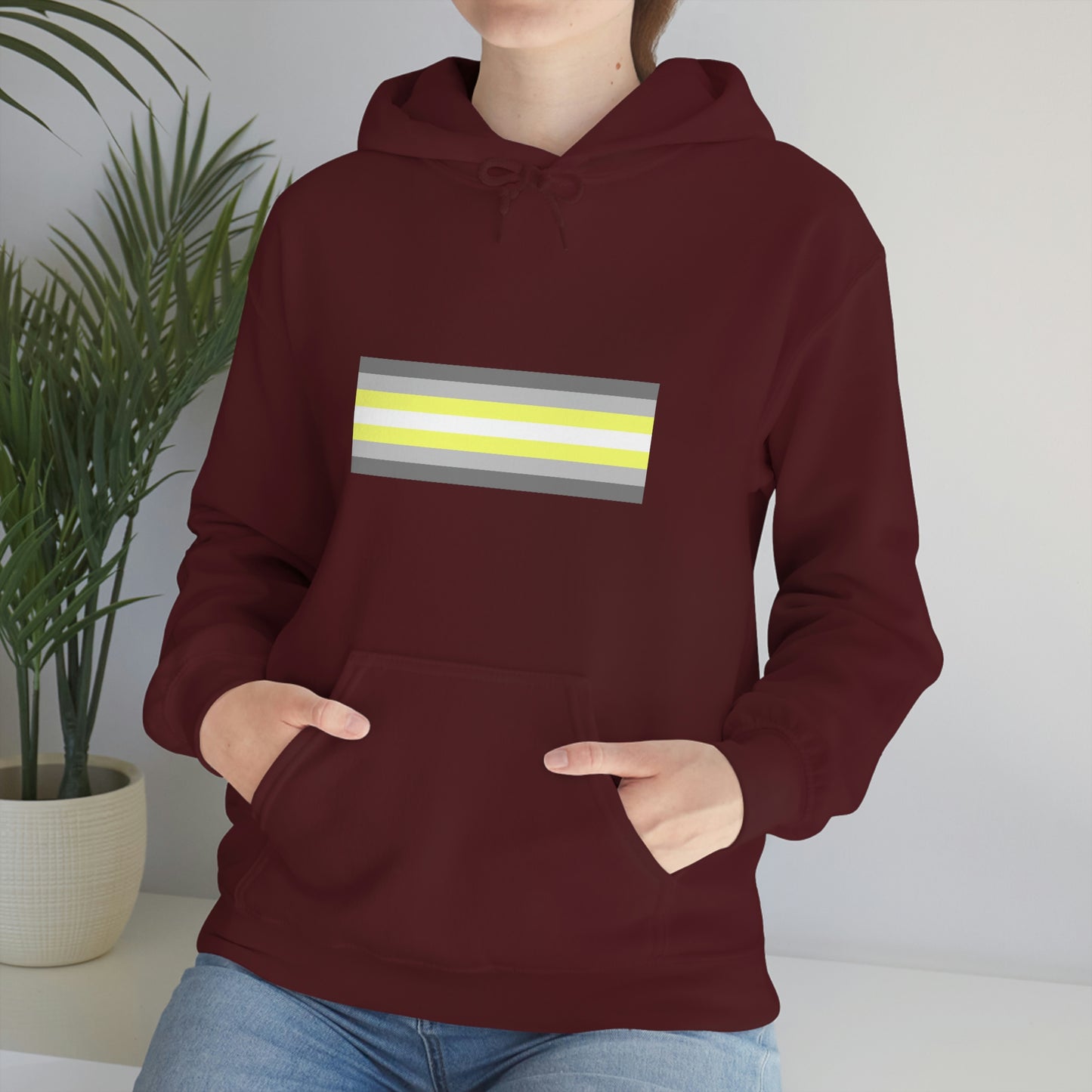 Demigender Flag Hooded Sweatshirt