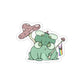 Pride Flag Frogs Sticker
