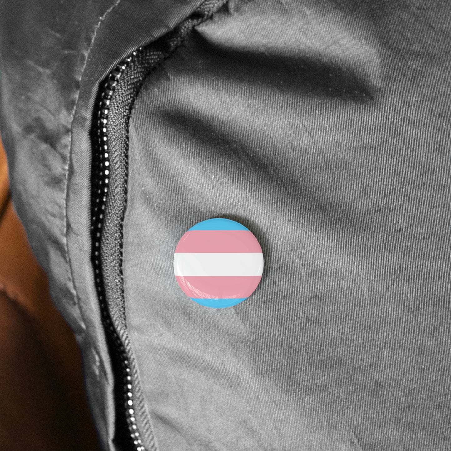 Transgender Pride Flag Round Pins