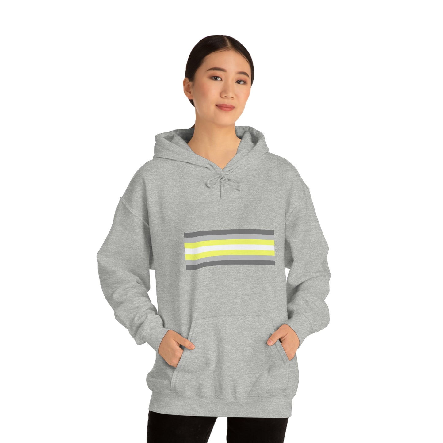 Demigender Flag Hooded Sweatshirt