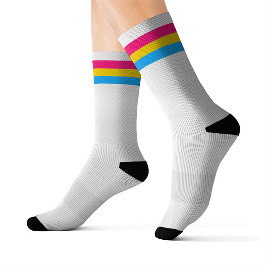 Pansexual Flag Crew Socks