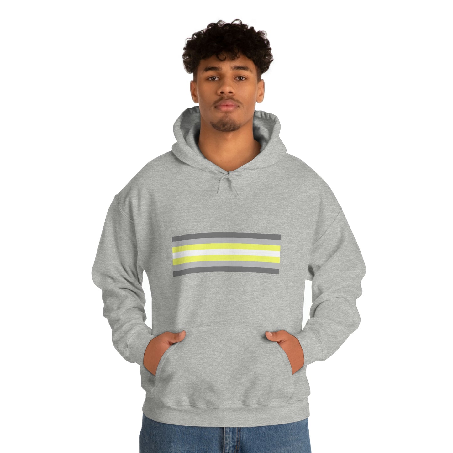 Demigender Flag Hooded Sweatshirt