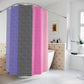 Omnisexual Flag Shower Curtain, pencil crayon colours