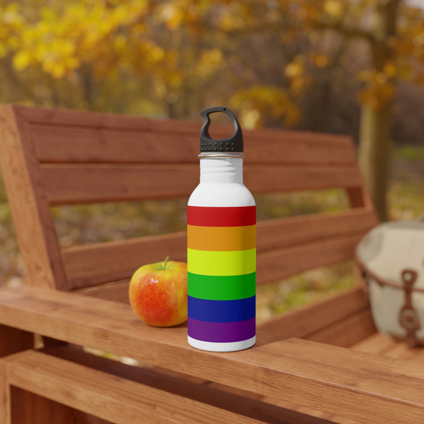 Rainbow Pride Flag Stainless Steel Water Bottle