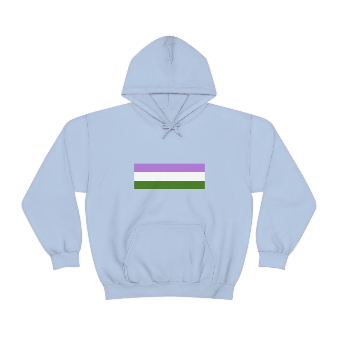 Genderqueer Flag Hooded Sweatshirt