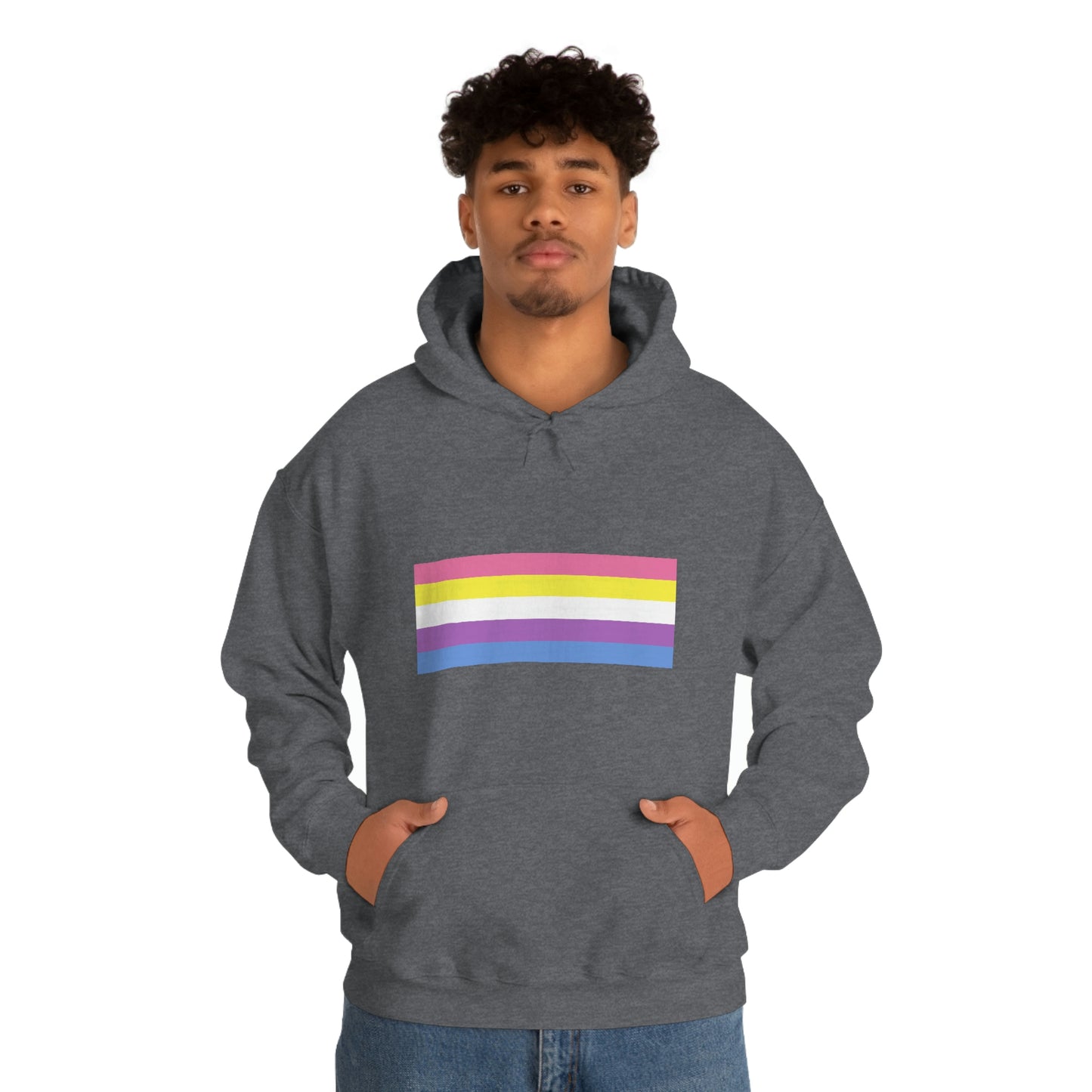 Bigender Flag Hooded Sweatshirt