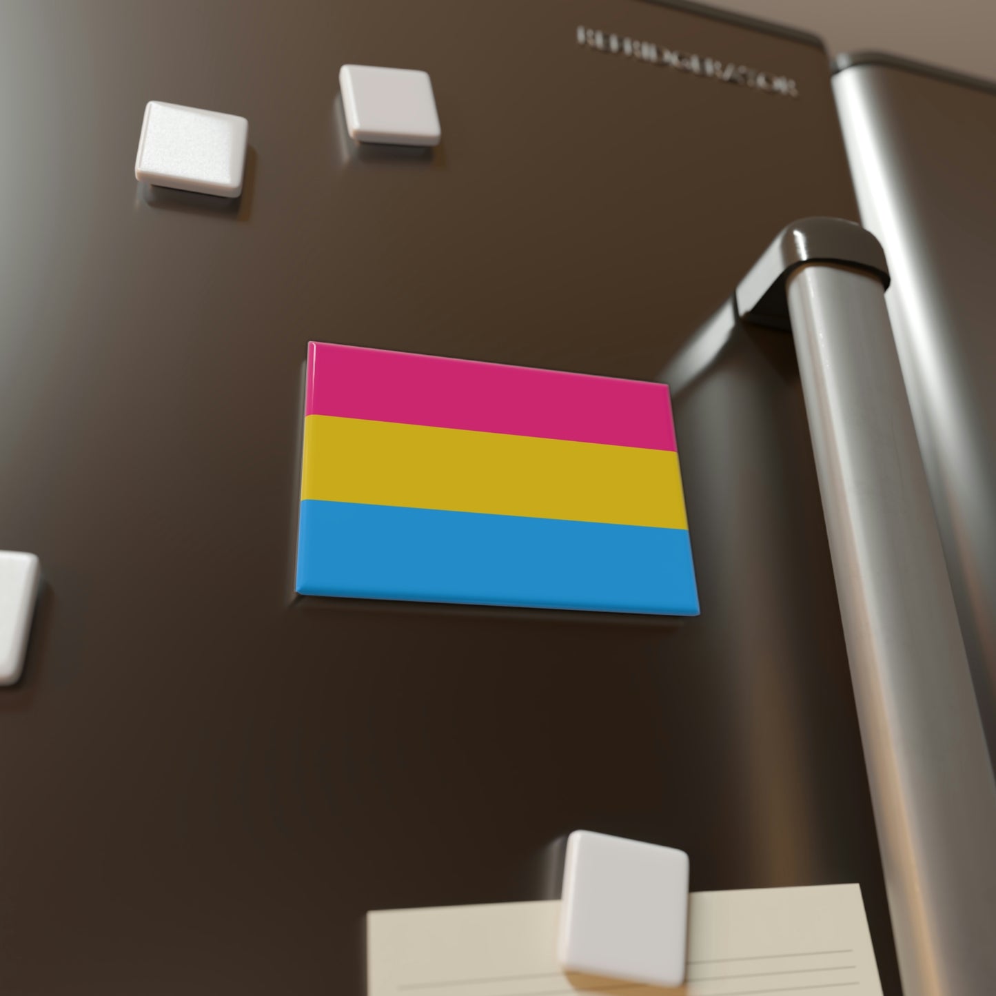 Button Magnet, Pansexual Pride Flag