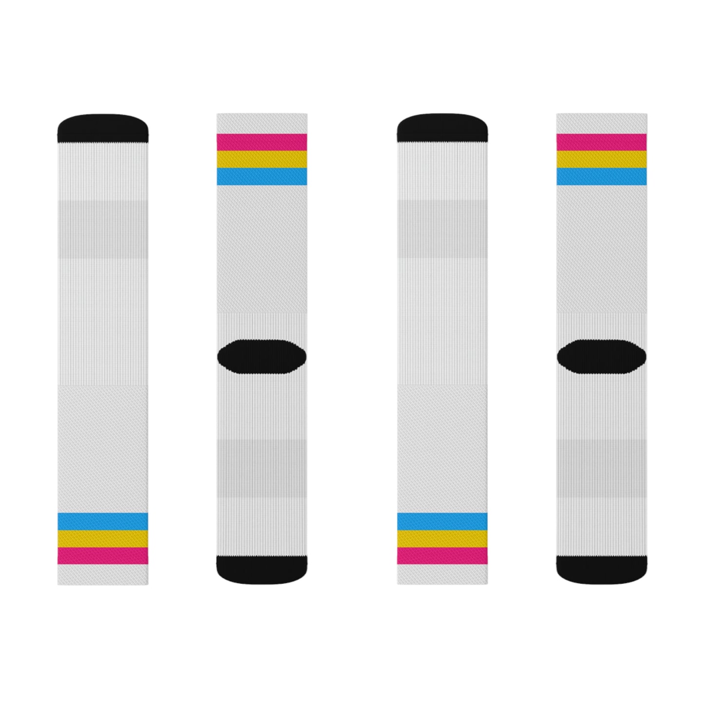 Pansexual Flag Crew Socks