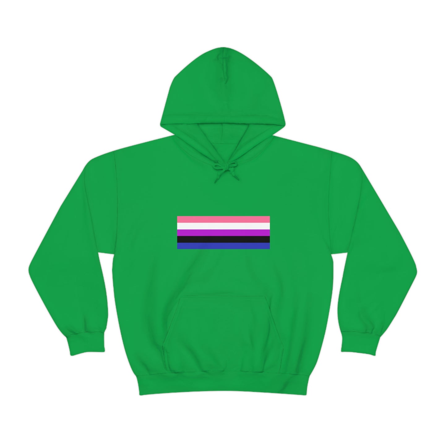 Genderfluid Flag Hooded Sweatshirt