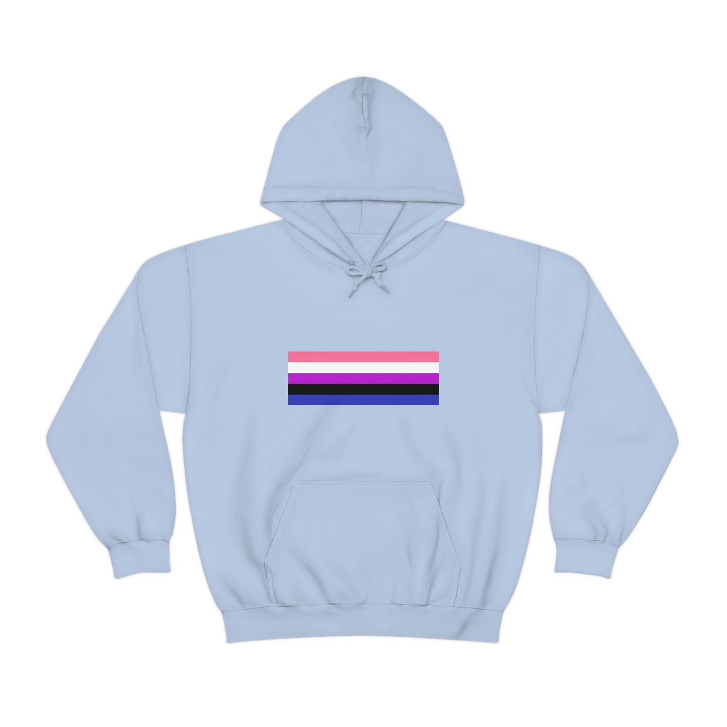 Genderfluid Flag Hooded Sweatshirt