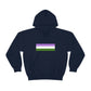 Genderqueer Flag Hooded Sweatshirt