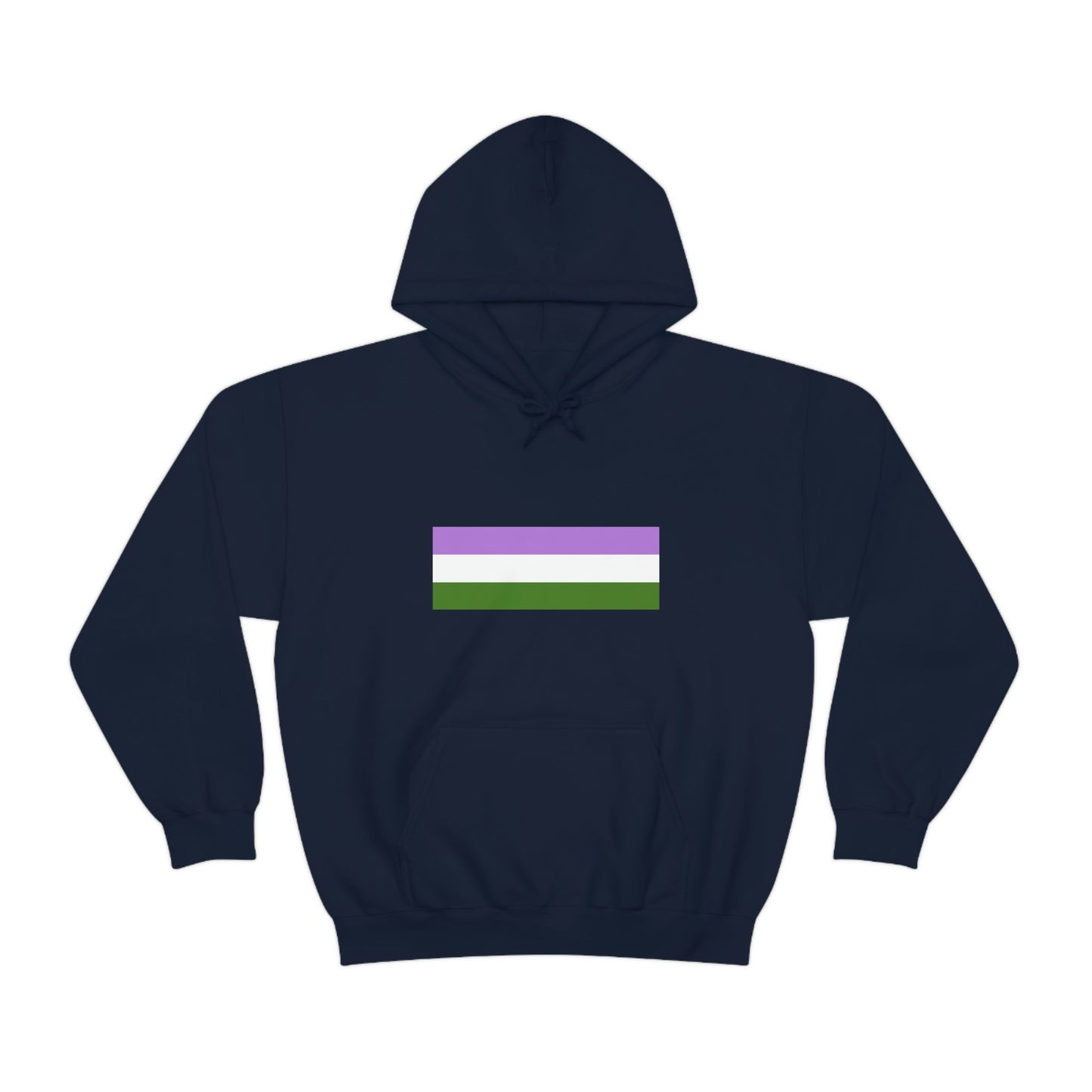 Genderqueer Flag Hooded Sweatshirt