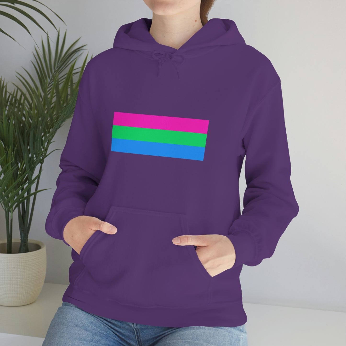 Polysexual Flag Hooded Sweatshirt