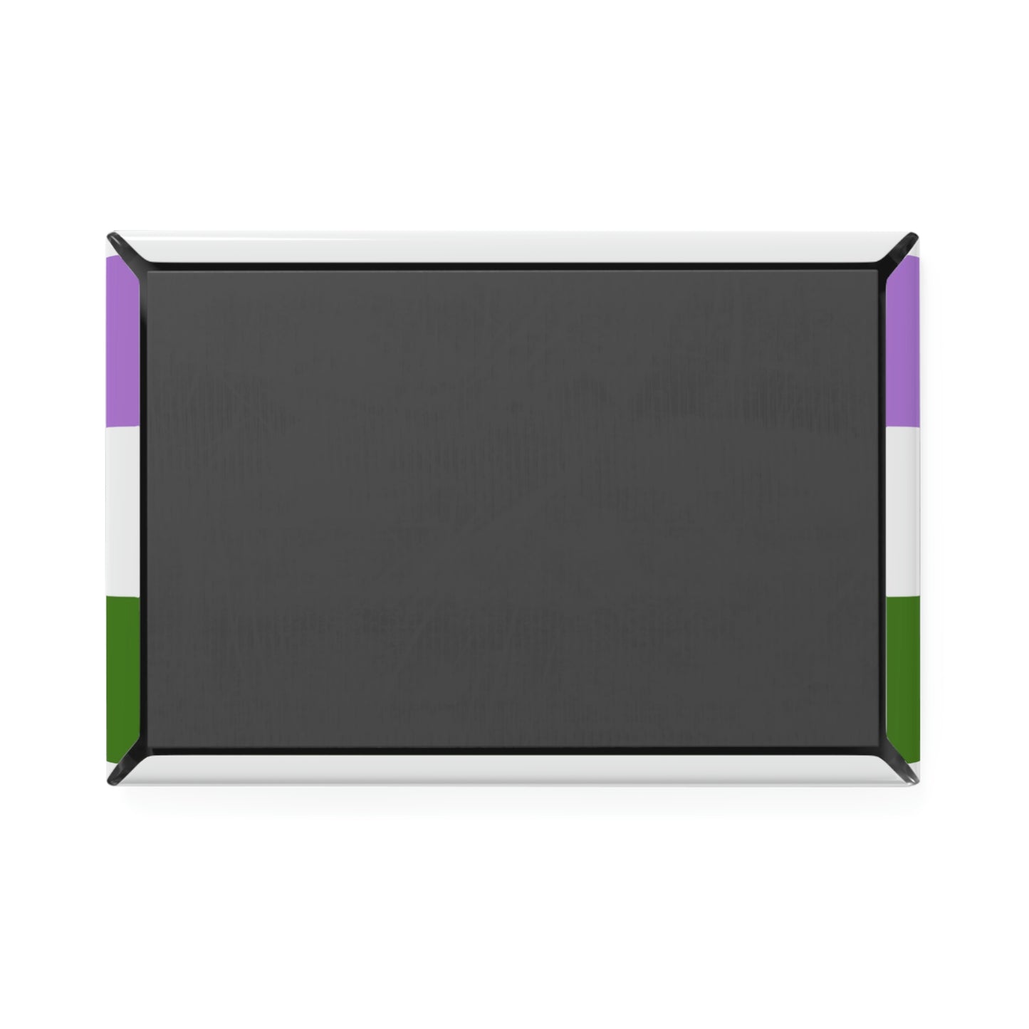 Button Magnet, Genderqueer Pride Flag