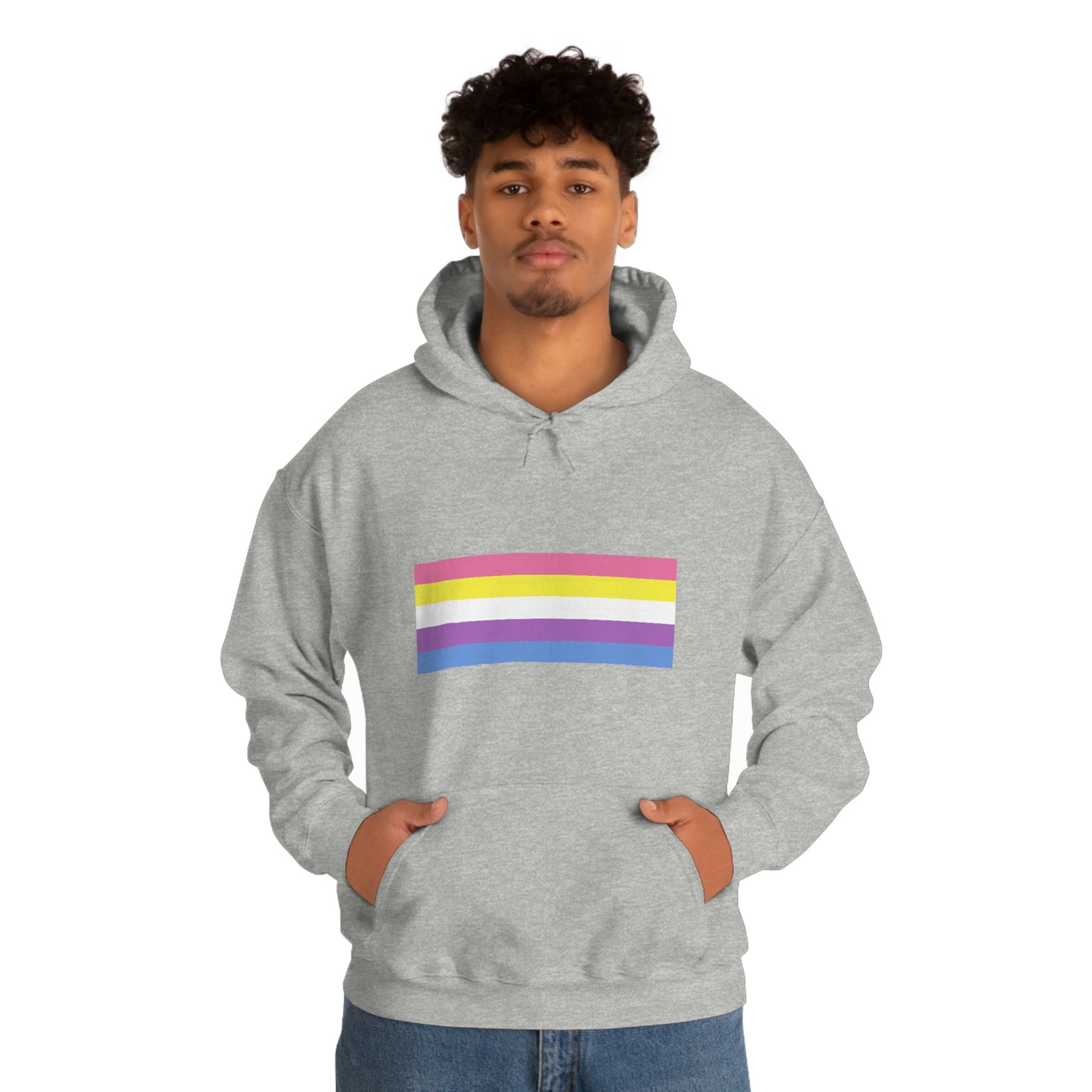 Bigender Flag Hooded Sweatshirt