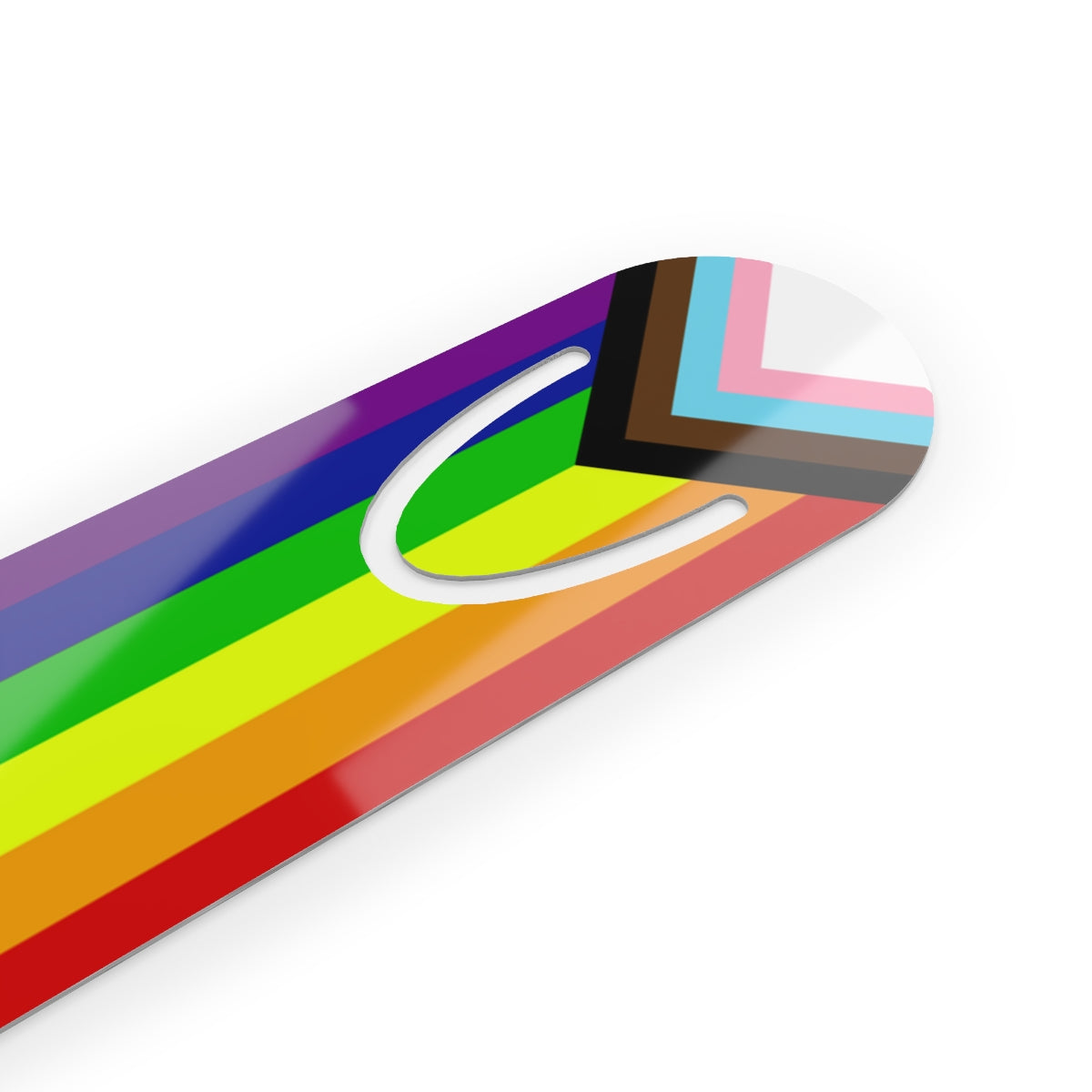 Progress Pride Flag Bookmark