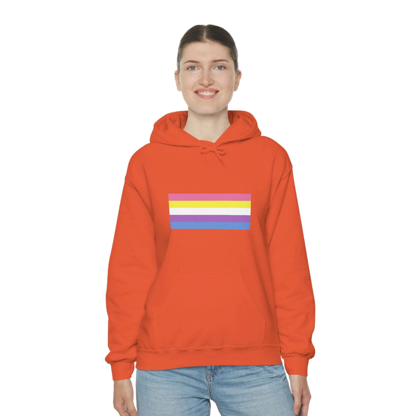 Bigender Flag Hooded Sweatshirt