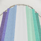 MLM Flag Shower Curtain, pencil crayon colours