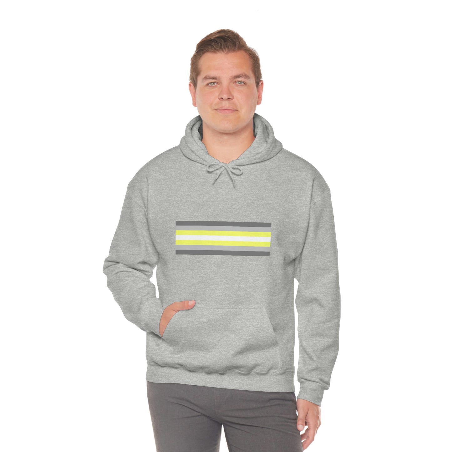 Demigender Flag Hooded Sweatshirt