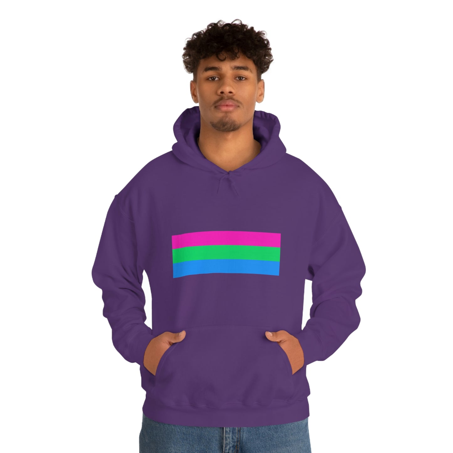 Polysexual Flag Hooded Sweatshirt