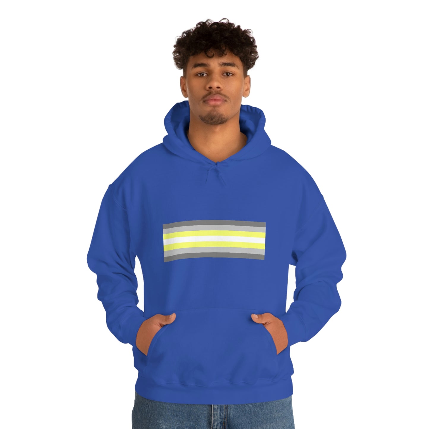 Demigender Flag Hooded Sweatshirt