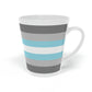 Demiboy Pride Flag Latte Mug, 12oz